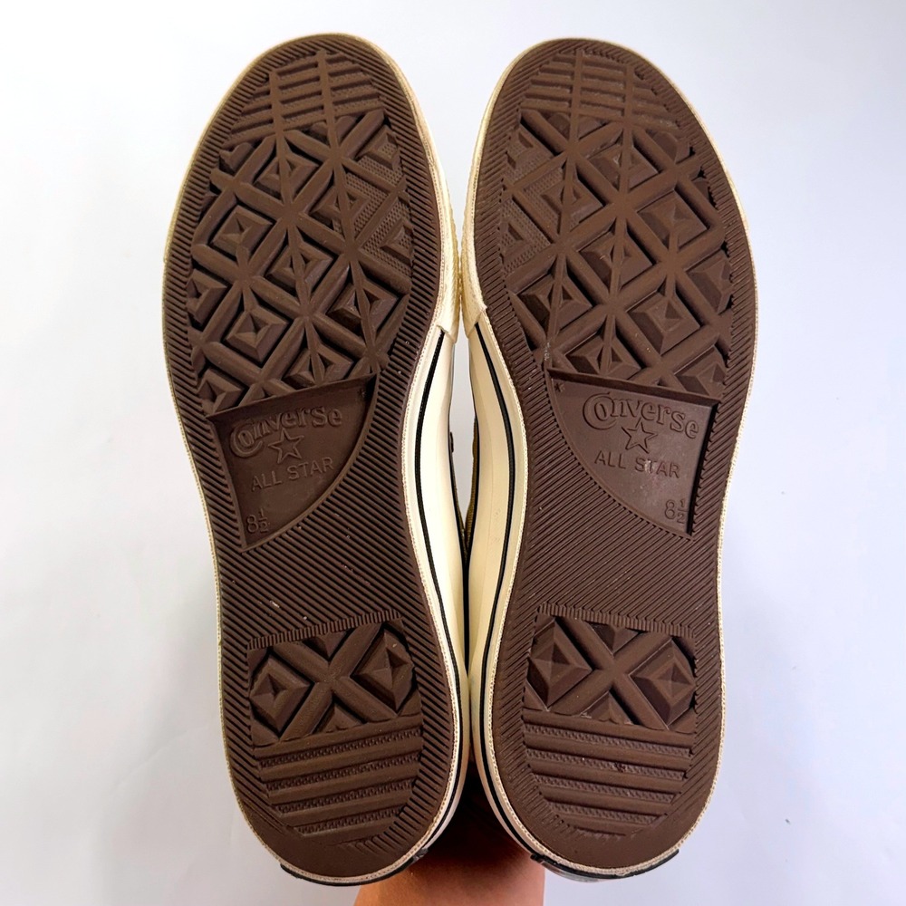 Converse Chuck 70 Low Top Sneaker Mens 8.5 Wos 10.5 Mustard Yellow Canvas Skater - Picture 7 of 12